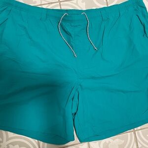 Columbia Omni Shade Elastic with drawstring Turquoise 4x